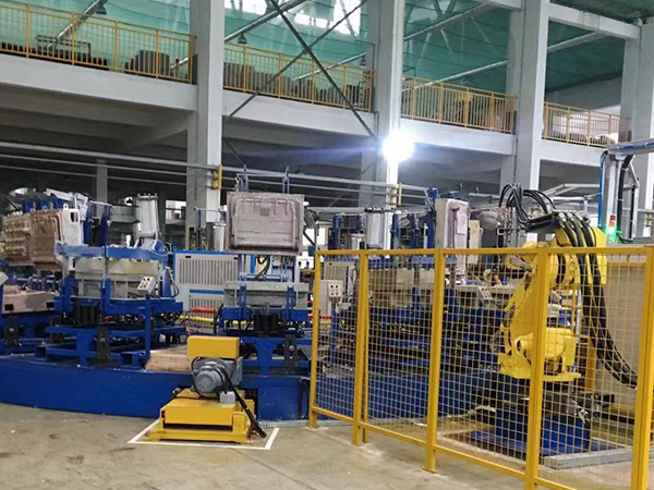 Automobile seat foam production line