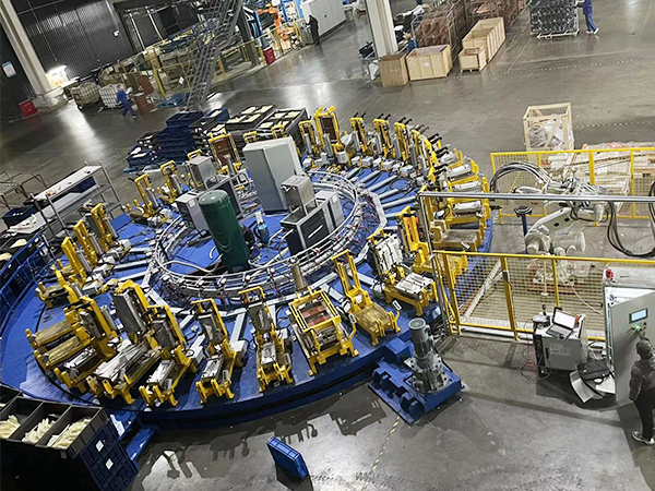 Sunshade foaming production line 